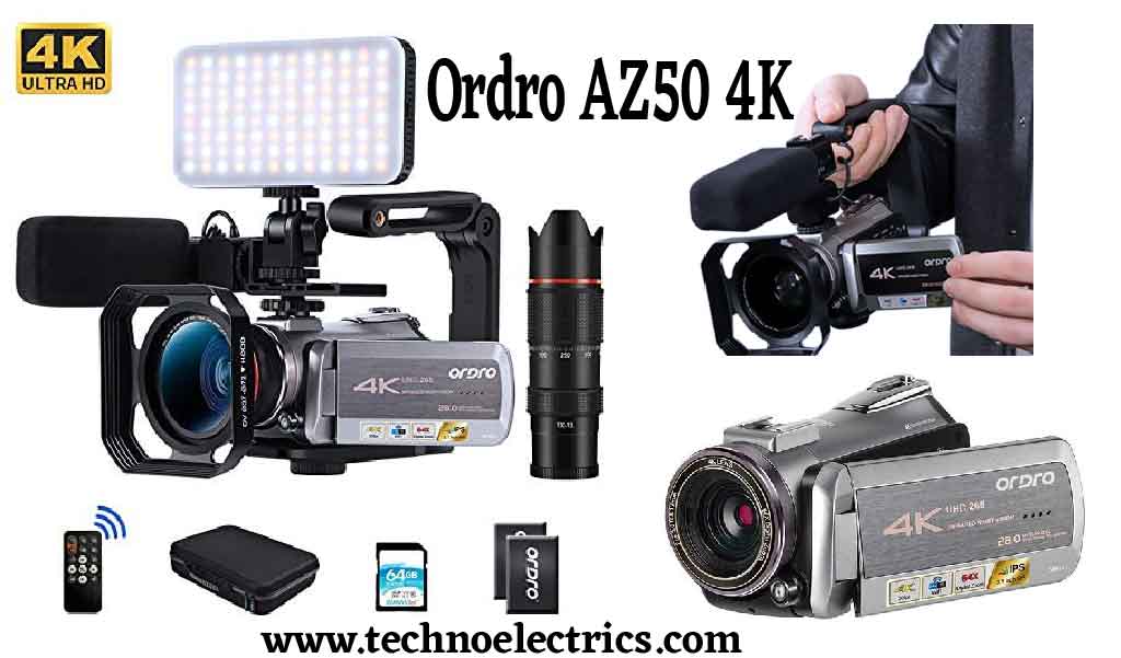  Ordro AZ50 4K Video Camera