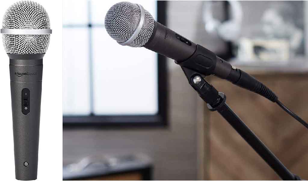 AmazonBasics Dynamic Vocal Microphone – Cardioid (Computer accessories)