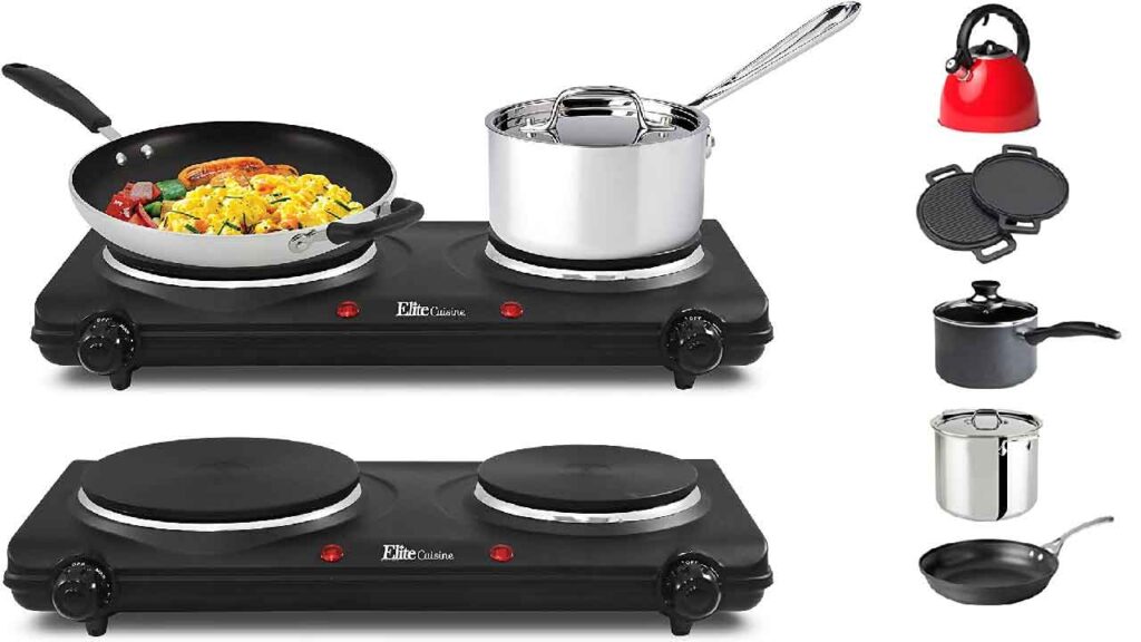 Elite Gourmet Countertop Electric Hot Burner