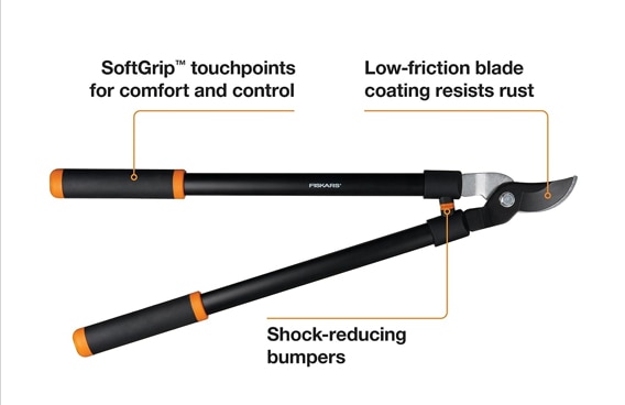 Fiskars 28" Steel Blade Garden Bypass Lopper