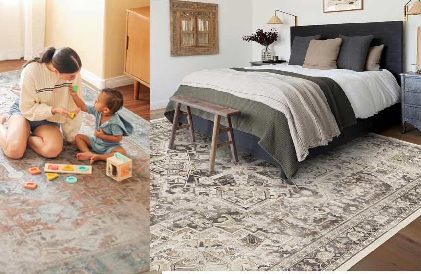 RUGGABLE Kamran Washable Rug